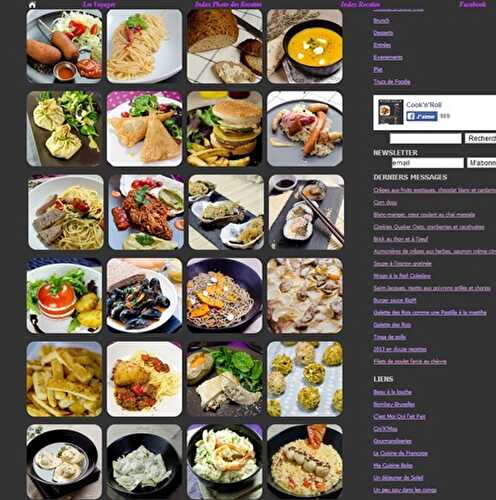 L’Index Photo de Cook’n’Roll - 400 recettes en images!