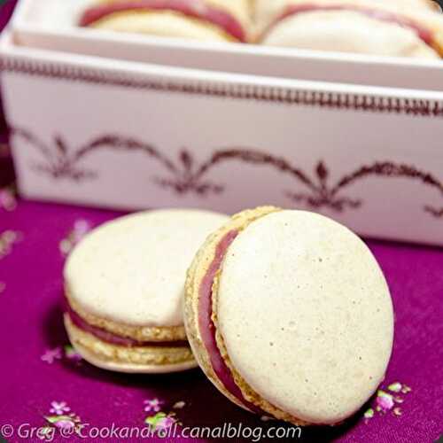 Macarons framboise et chocolat blanc