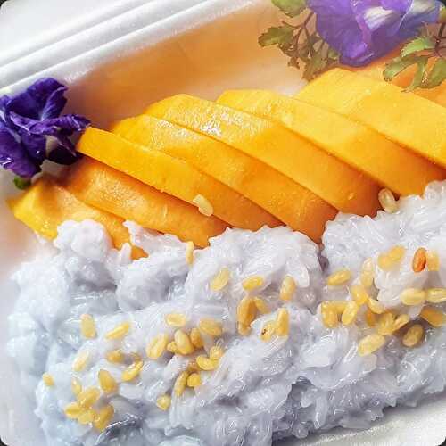 Mango Sticky Rice - dessert gourmand