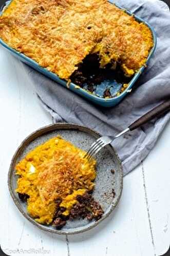 Parmentier de boudin et courges