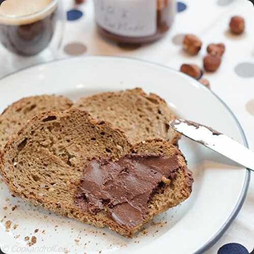 Pâte à tartiner chocolat et noisettes maison