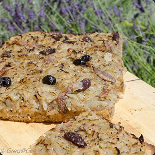 Pissaladière au levain