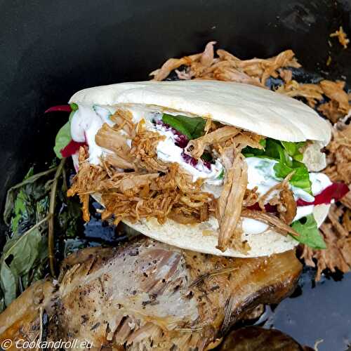 Pita au Pulled Lamb