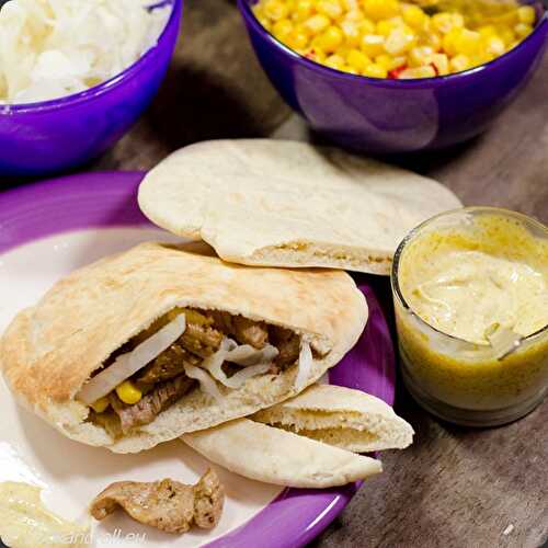 Pita porc et chou