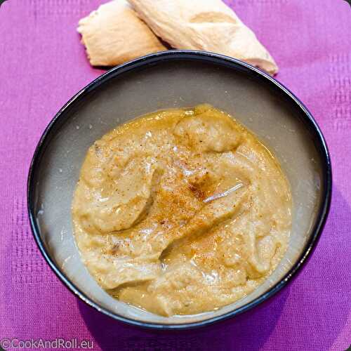 Purée d’aubergine à l’huile d’argan