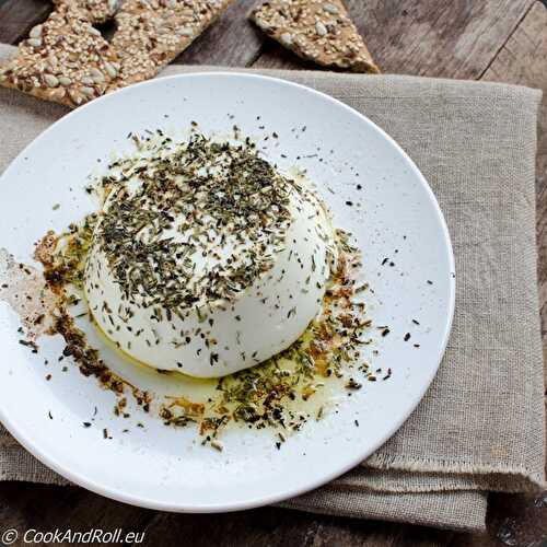 Ricotta rôtie aux herbes de Provence