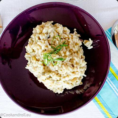 Risotto aux aubergines