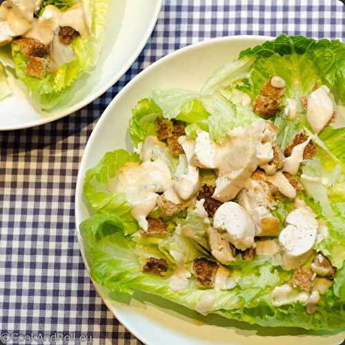 Salade Caesar - sauce de Kasper au soja