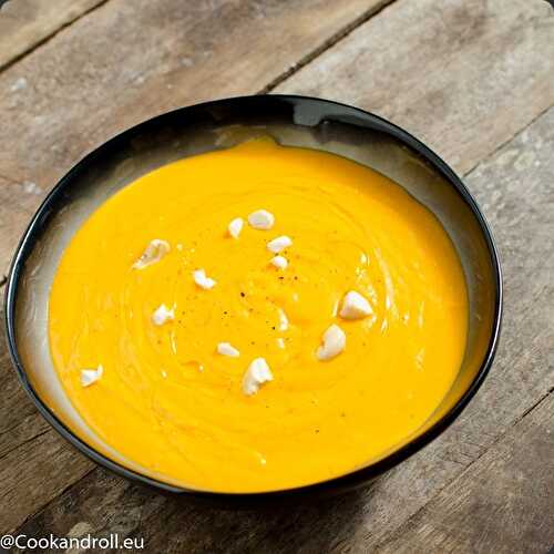 Soupe butternut coco au Vitamix