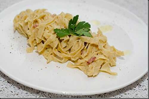 Tagliatelle alla carbonara