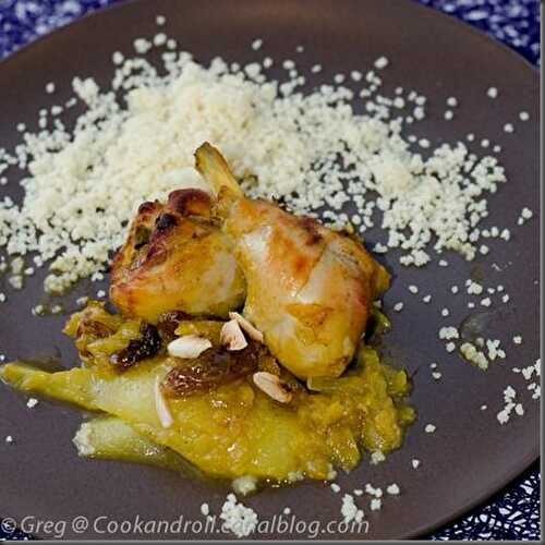 Tajine de poulet aux poires