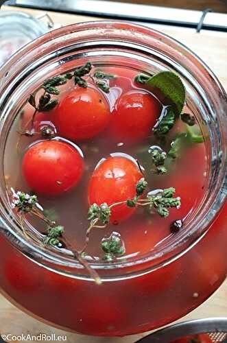 Tomates-cerises fermentées