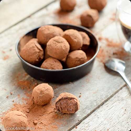 Truffes en chocolat