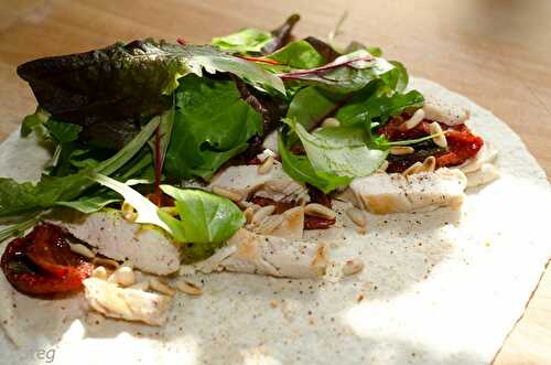 Wrap poulet-houmous