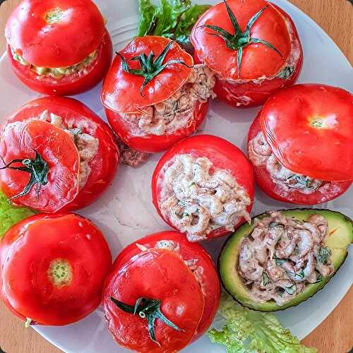 Tomates aux crevettes grises - Cook'n'Roll