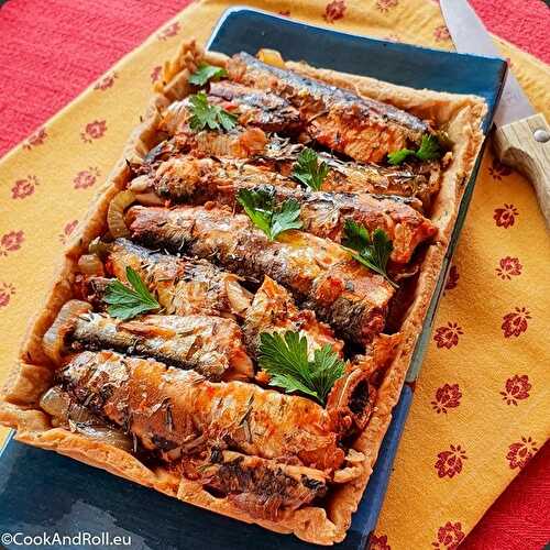 Tarte aux sardines et légumes de Provence