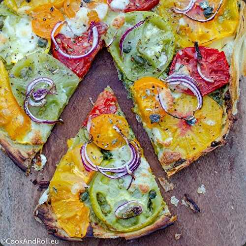 Tarte aux légumes et moutarde Bister bio