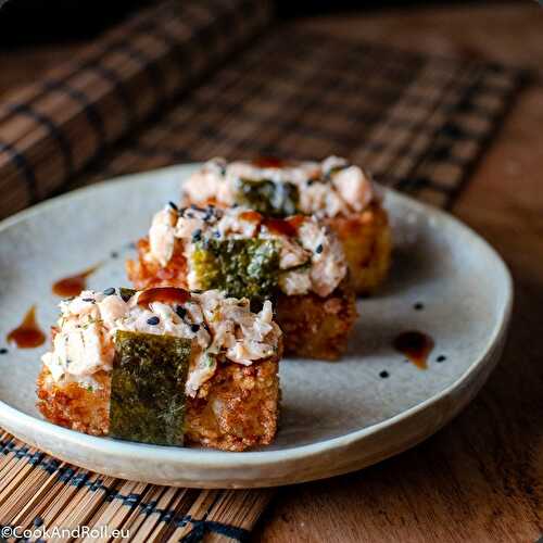 Sushi frit au saumon fumé - Cook'n'Roll