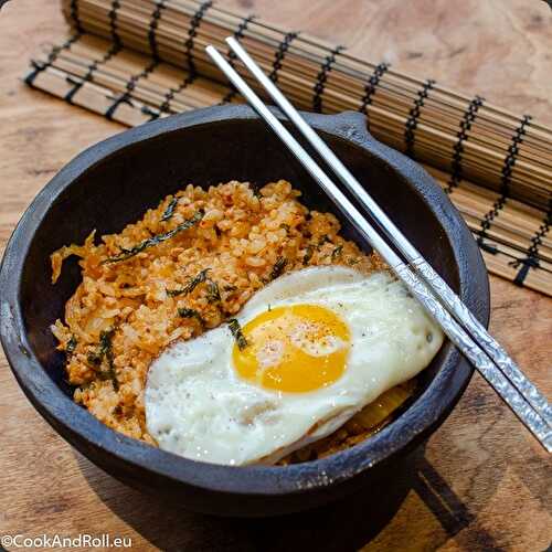 Kimchibokkeumbap - riz coréen au kimchi - Cook'n'Roll