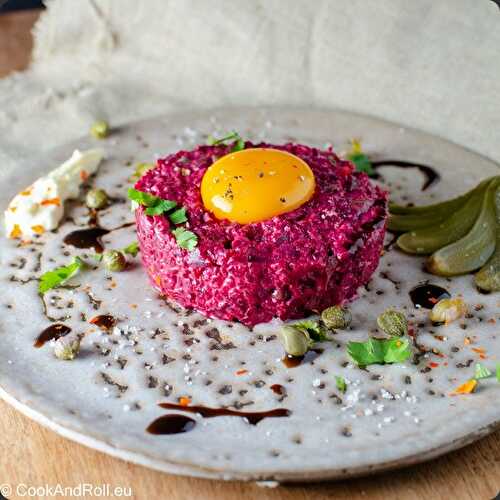 Tartare de betteraves comme un Américain