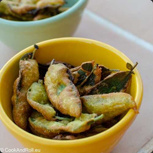 Beignets de feuilles de sauge