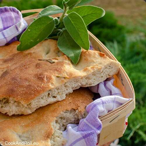 Fougasse à la sauge