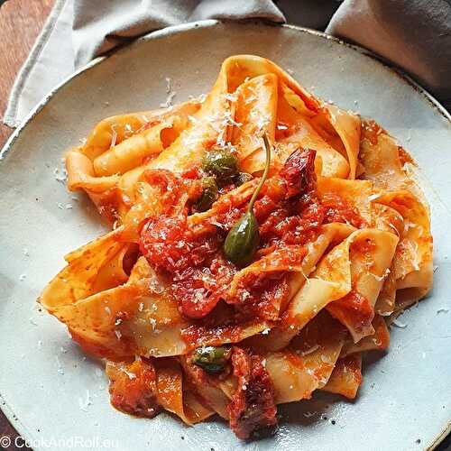 Pappardelle aux câpres