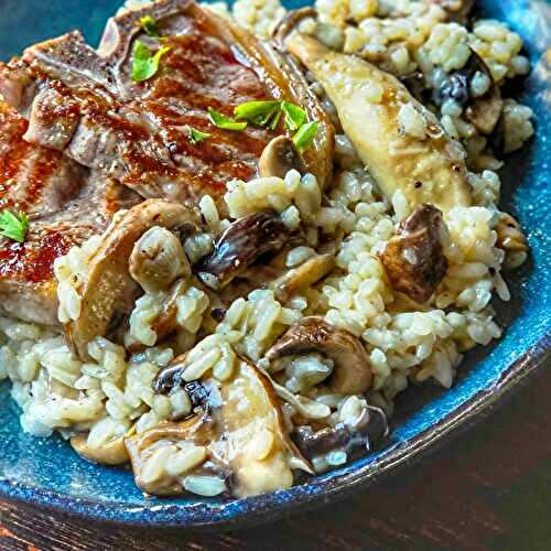Risotto aux champignons