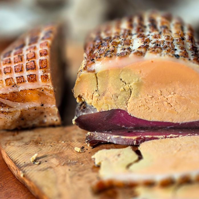Magret séché au foie gras 