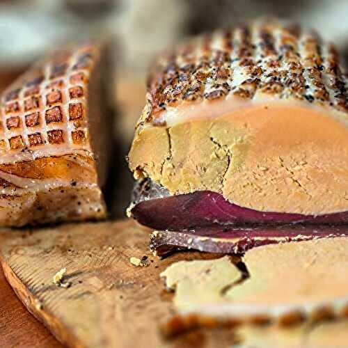 Magret séché au foie gras 