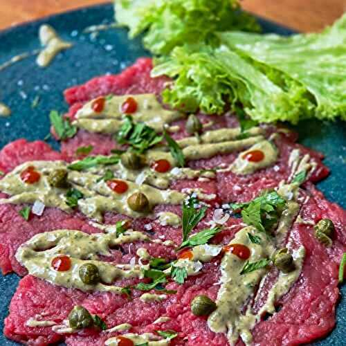 Carpaccio sauce Caesar