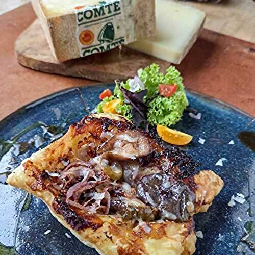 Tartelette croustillante aux figues et Comté