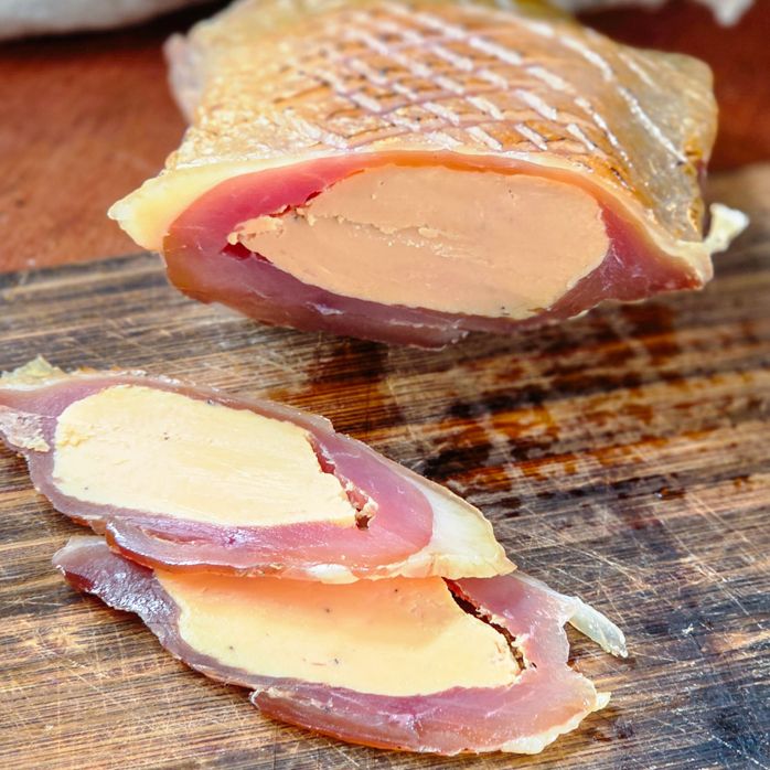 Filet de canard séché au foie gras