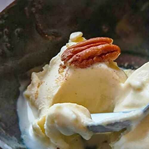 Glace à la feuille de pandan