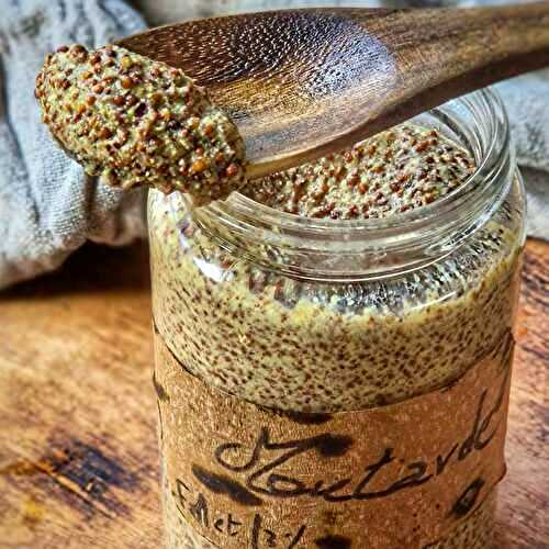 {Recette} Moutarde maison (fermentée)