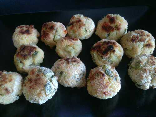 Boulettes courgettes mozza