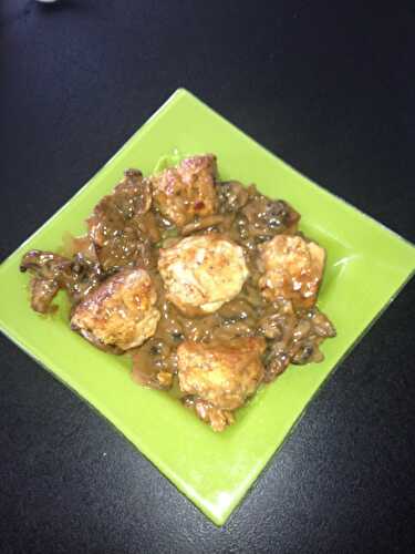 Boulettes de poulet forestières