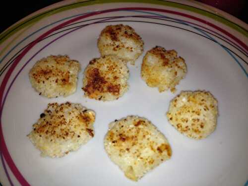 Boulettes de riz panées au fromage