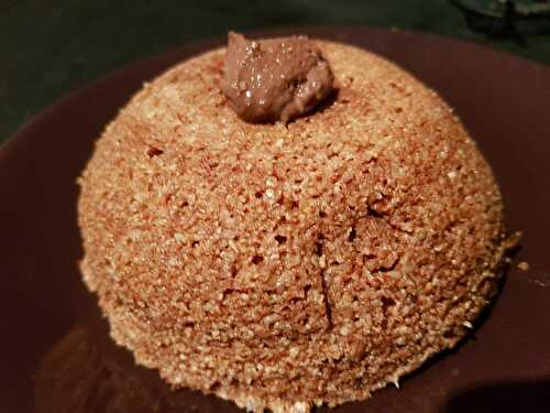 Bowlcake au chocolat riche en protéines et rassasiant 3sp