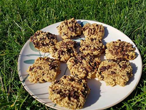 Cookies chocolat a l'avoine et aux graines de chia sans beurre ni sucre