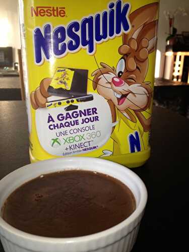 Flan au Nesquik