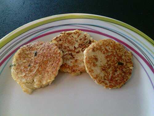 Galettes de choux fleur au fromage