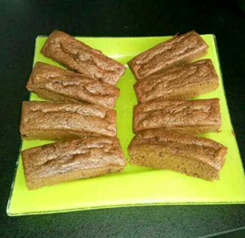 Mini cake chocolat courgette 2sp - Cookcookies