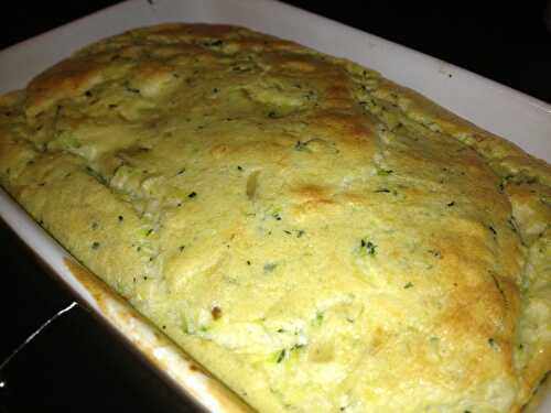 Soufflé de courgette à l'emmental