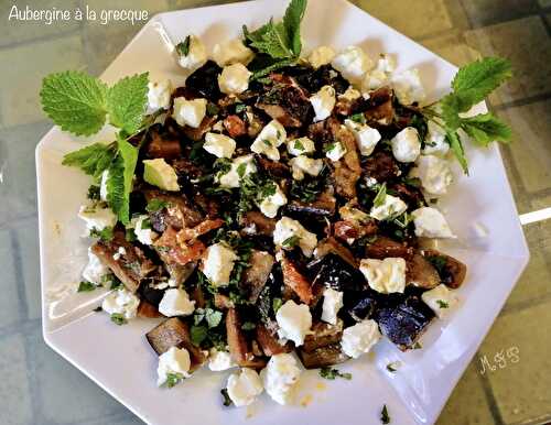 Aubergine à la grecque