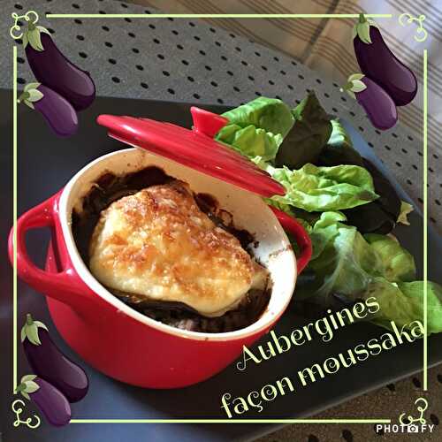 Aubergine façon moussaka