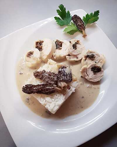 Ballottine de Poulet aux morilles