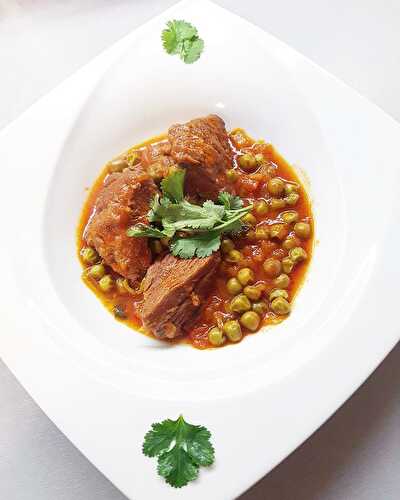 Bijilouch ( Tajine Boeuf Petit pois )