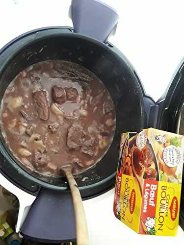 Boeuf à la bière et aux champignons