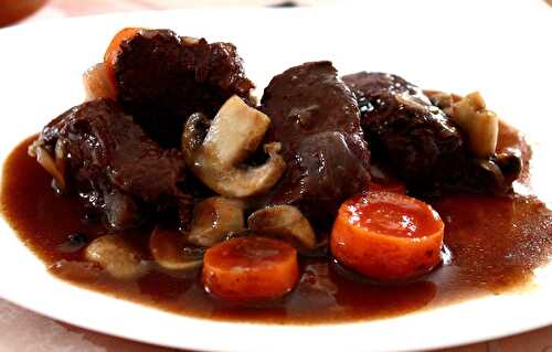 Boeuf bourguignon sans alcool